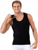 Mens Compression Tummy Control Tank with Velcro Shoulders Straps