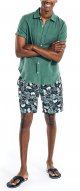 Men's 8" Tropical Print Quick-Dry Swim