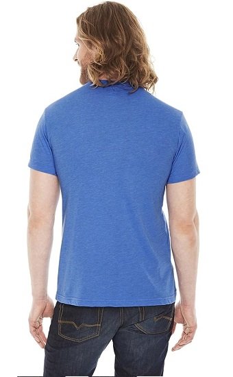 Men's Poly-Cotton Short Sleeve Crew Neck